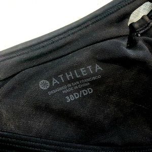 Athleta high neck bra cup loop tankini